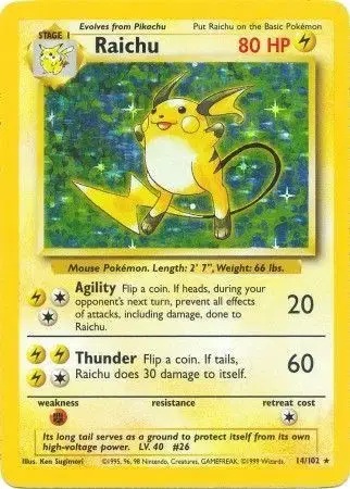 Raichu 14/102 ULT. (Holo)