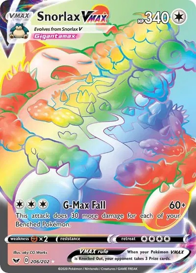 Snorlax VMAX 206/202
