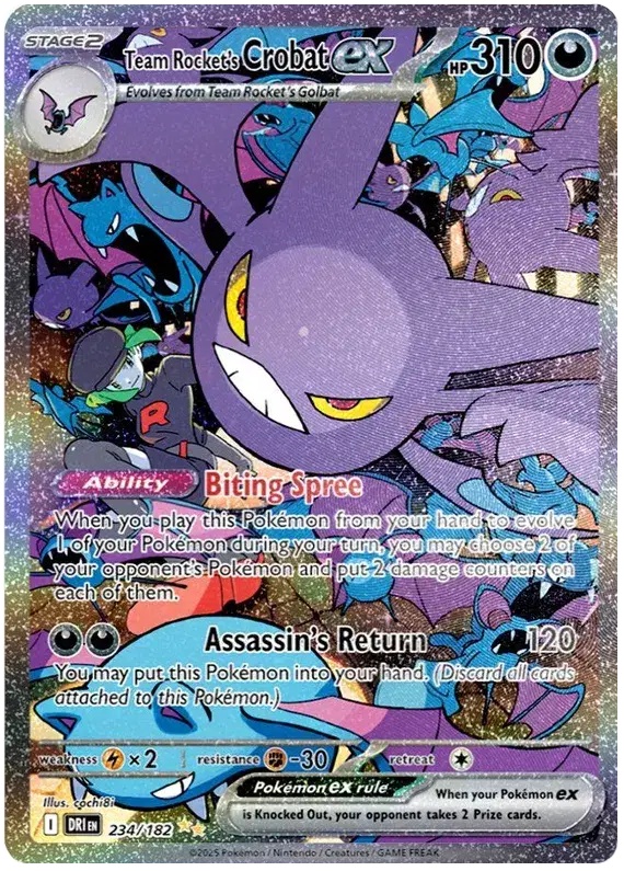 T. Rocket's Crobat ex 234/182