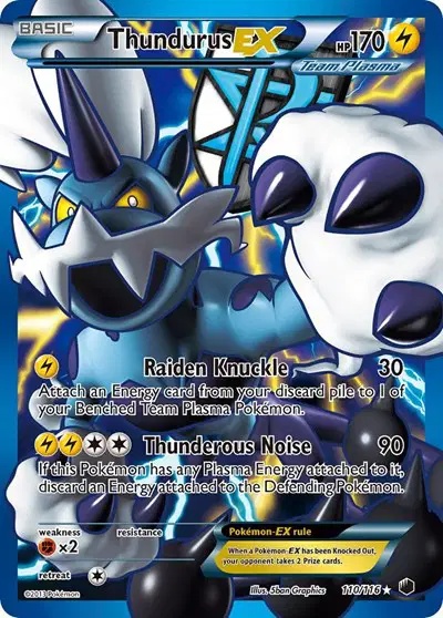 Thundurus EX (Plasma) 110/116