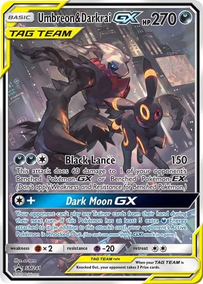 Umbreon & Darkrai GX SM241
