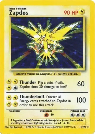 Zapdos 16/102 ULT. (Holo)